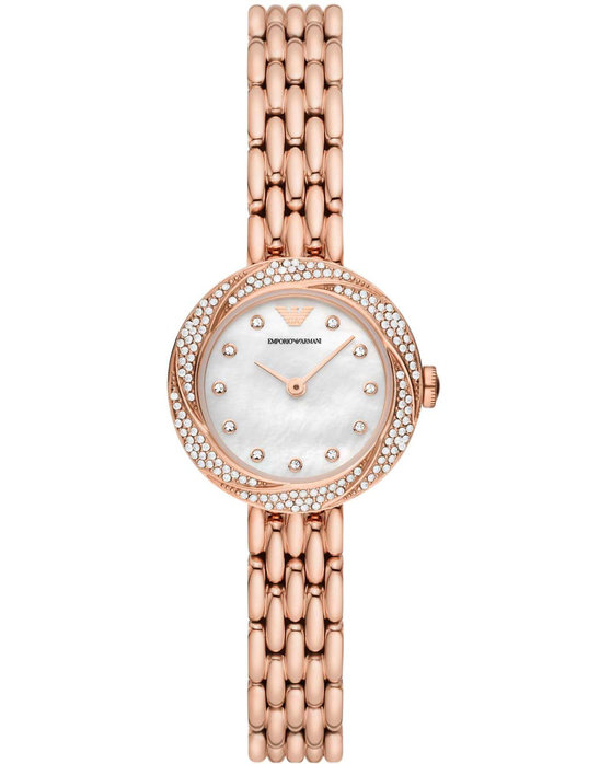 Emporio ARMANI Rosa Crystals Rose Gold Stainless Steel Bracelet