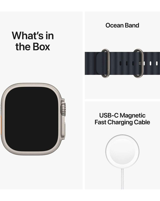 Apple Watch Ultra GPS + Cellular 49mm with Midnight Ocean Band
