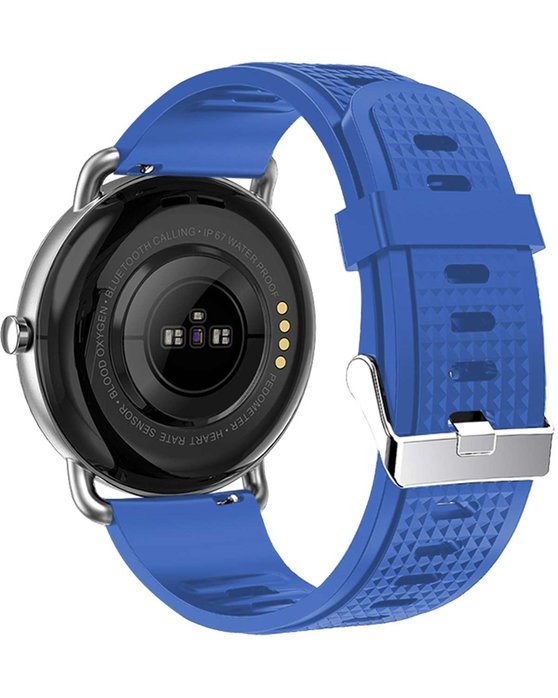DAS.4 SG65 Smartwatch Chronograph Blue Silicone Strap