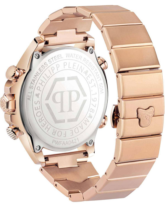 PHILIPP PLEIN The G.O.A.T Chronograph Rose Gold Stainless Steel Bracelet