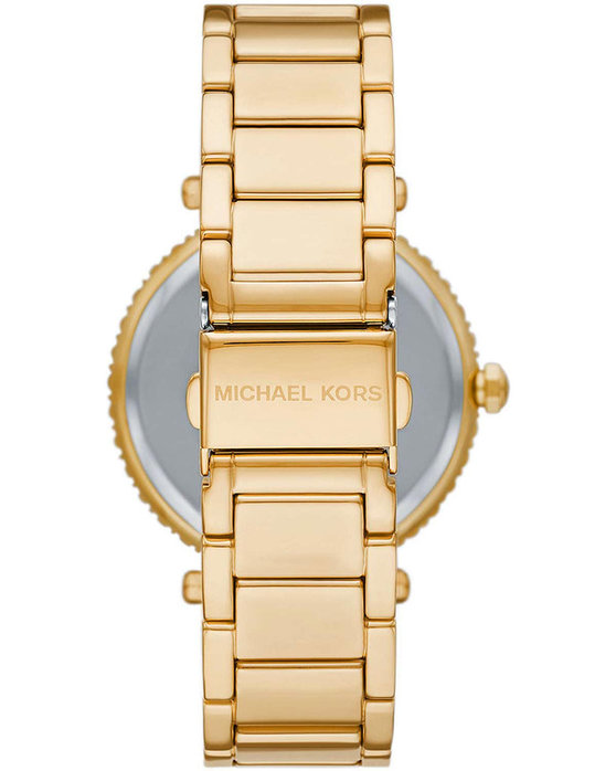 Michael KORS Parker Crystals Gold Stainless Steel Bracelet