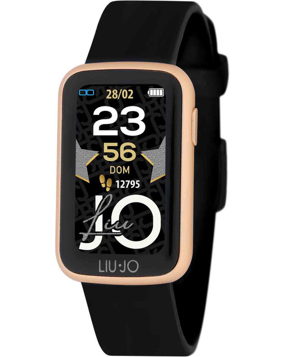LIU JO Fit Smartwatch Black Silicone Strap