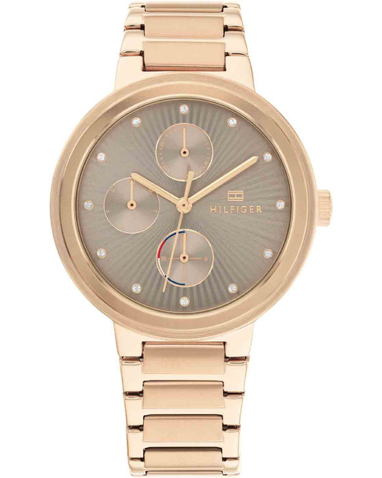 Tommy HILFIGER Casual Crystals Rose Gold Stainless Steel Bracelet