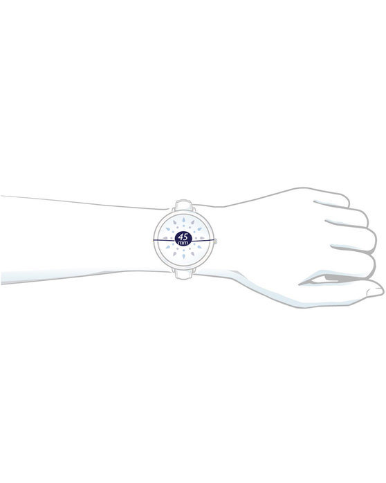 3GUYS Smartwatch Beige Silicone Strap