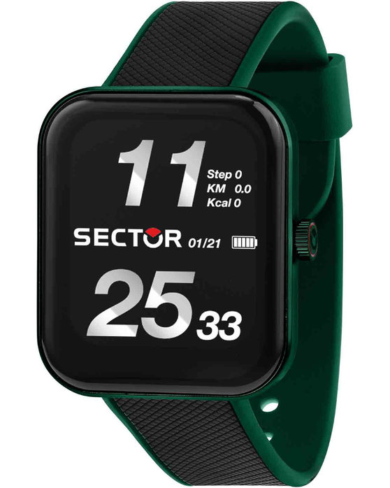 SECTOR S03 Pro Light Smartwatch Two Tone Silicone Strap