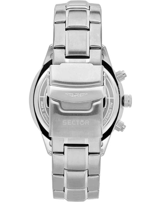 SECTOR 670 Chronograph Silver Stainless Steel Bracelet