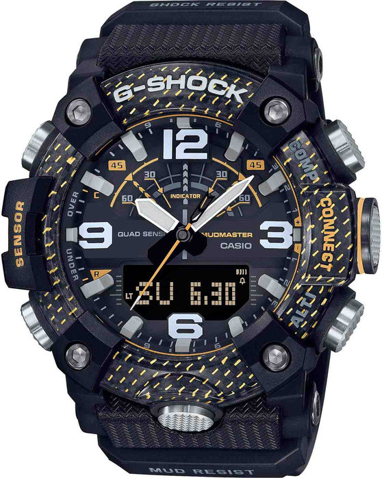 G-SHOCK Master of G-Land Mudmaster Smartwatch Chronograph Black Rubber Strap