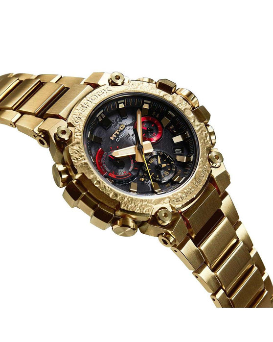 G-SHOCK Tough Solar Dual Time Chronograph Gold Combined Materials Bracelet Limited Edition