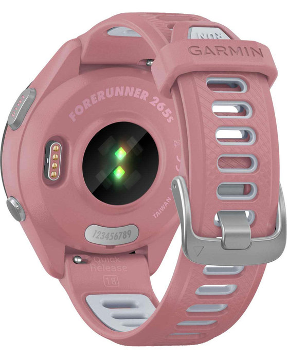 GARMIN Forerunner 265S with Light Pink/Powder Grey Silicone Band (προ-παραγγελία)