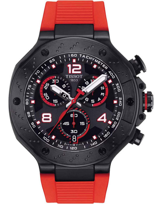 TISSOT T-Sport T-Race MotoGP Chronograph Red Silicone Strap 2023 Limited Edition