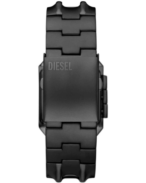 DIESEL Croco Digi Black Stainless Steel Bracelet