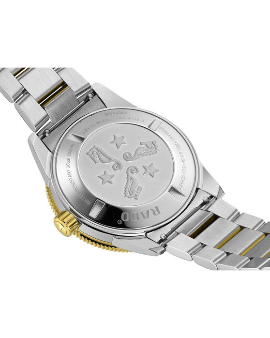 RADO Captain Cook Divers Automatic Two Tone Stainless Steel Bracelet (R32138303)