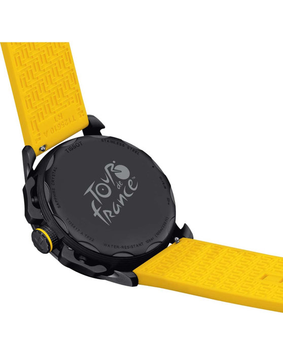TISSOT T-Race Cycling 2023 Tour de France Chronograph Yellow Rubber Strap Special Edition