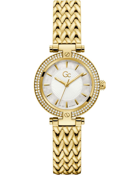 GUESS Collection Vogue Crystals Gold Stainless Steel Bracelet
