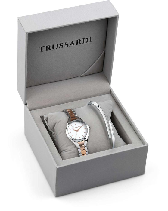 TRUSSARDI Metropolitan Two Tone Metallic Bracelet Gift Set