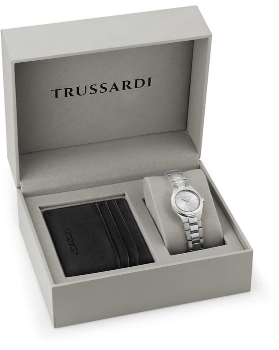 TRUSSARDI Brink Silver Metallic Bracelet Gift Set