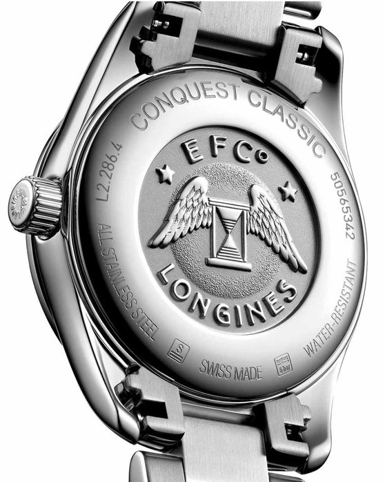 LONGINES Conquest Classic Silver Stainless Steel Bracelet