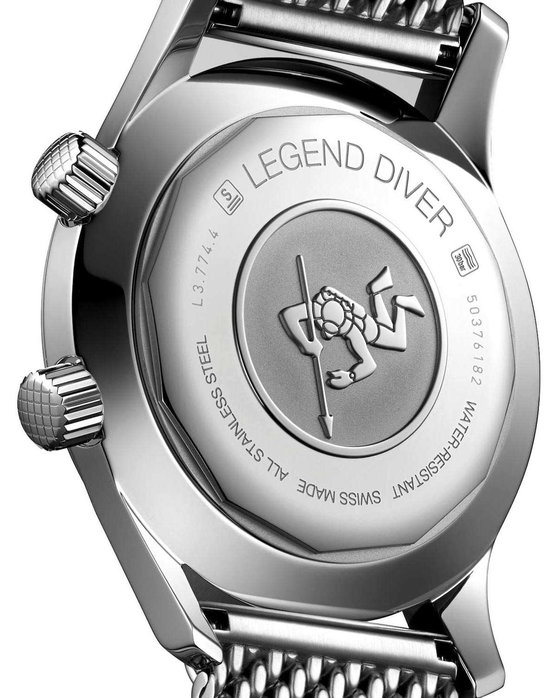 LONGINES Legend Diver Automatic Silver Stainless Steel Bracelet