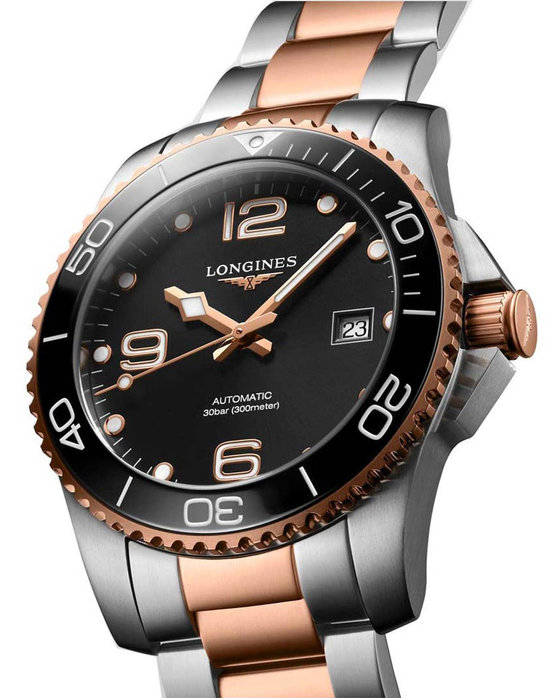 LONGINES HydroConquest Automatic Two Tone Stainless Steel Bracelet