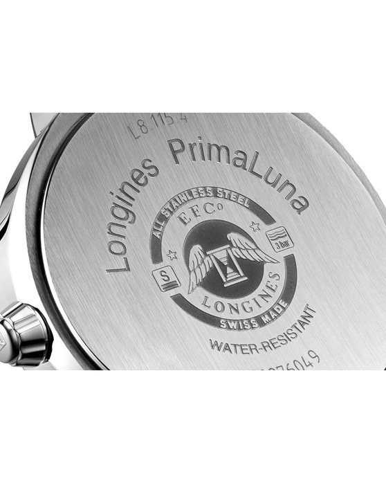 LONGINES PrimaLuna Silver Stainless Steel Bracelet