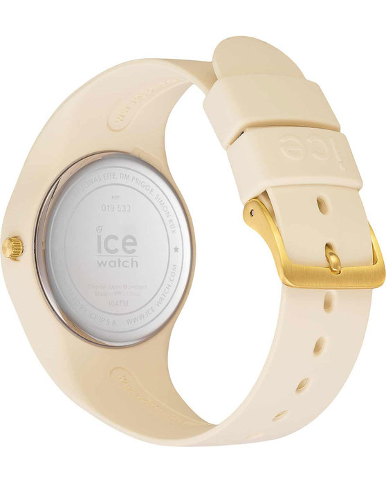 ICE WATCH Glam Brushed Beige Silicone Strap (M)