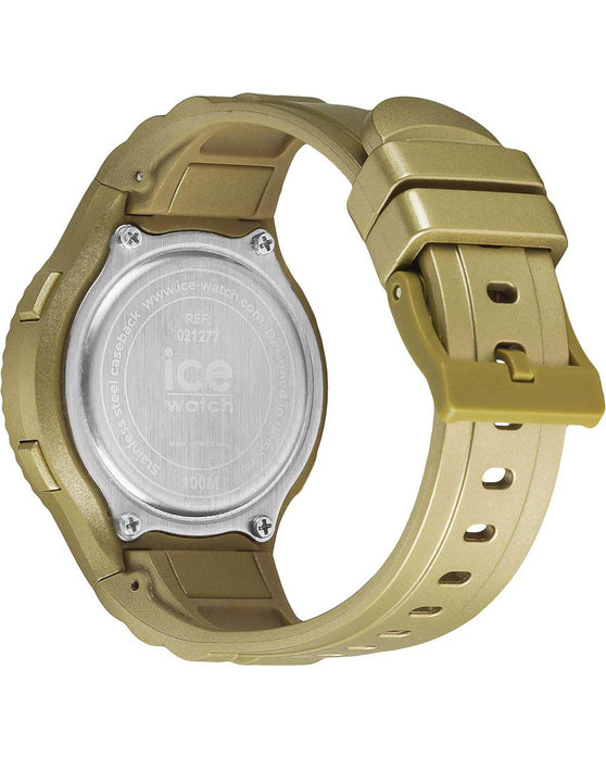 ICE WATCH Digit Chronograph Gold Synthetic Strap (S)