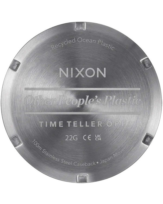 NIXON Time Teller OPP Red Plastic Strap