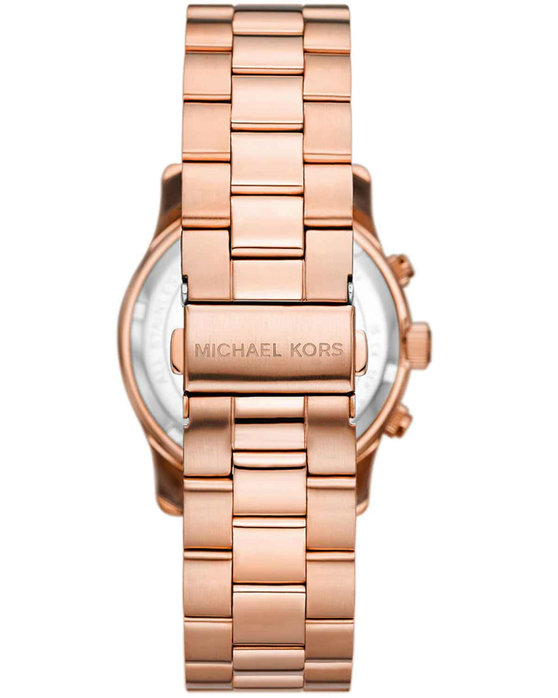MICHAEL KORS Runway Chronograph Rose Gold Stainless Steel Bracelet