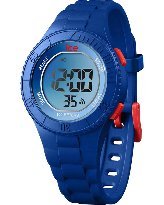 ICE WATCH Digit Chronograph Blue Synthetic Strap (S)