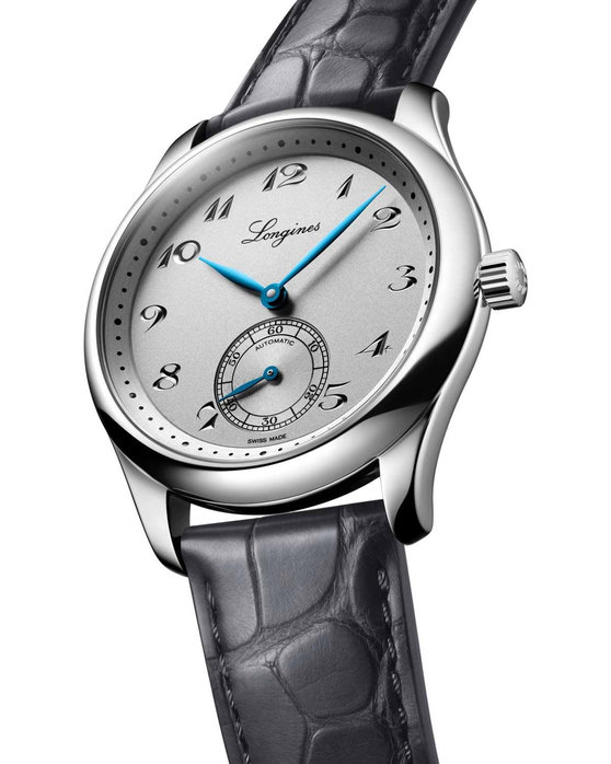 LONGINES The Longines Master Collection Automatic Grey Leather Strap