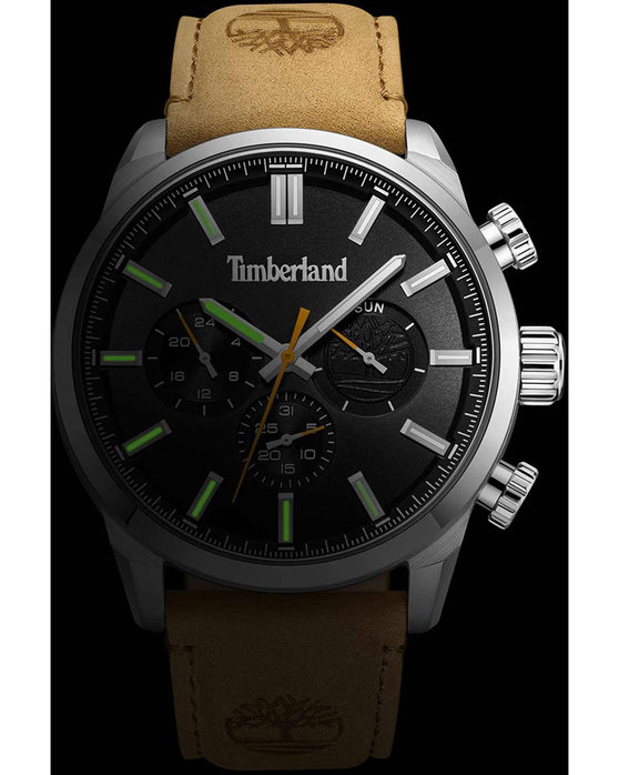 Ρολόι TIMBERLAND Henniker II Brown - Leather TDWGF0028701 Strap