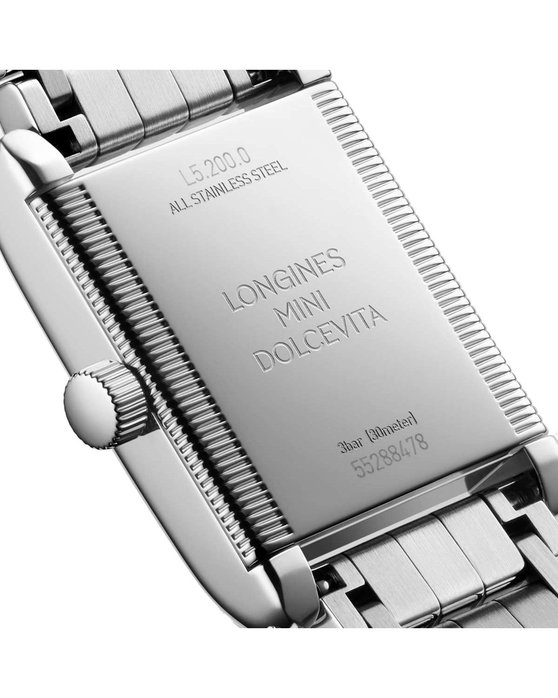 LONGINES Mini DolceVita Diamonds Silver Stainless Steel Bracelet