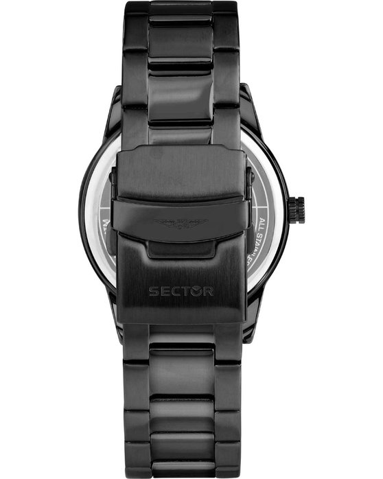 SECTOR 660 Black Stainless Steel Bracelet