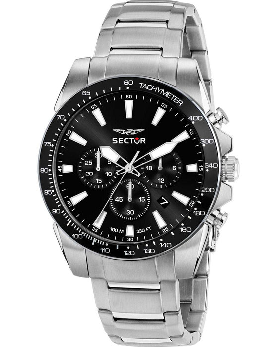 SECTOR 450 Chronograph SIlver Stainless Steel Bracelet