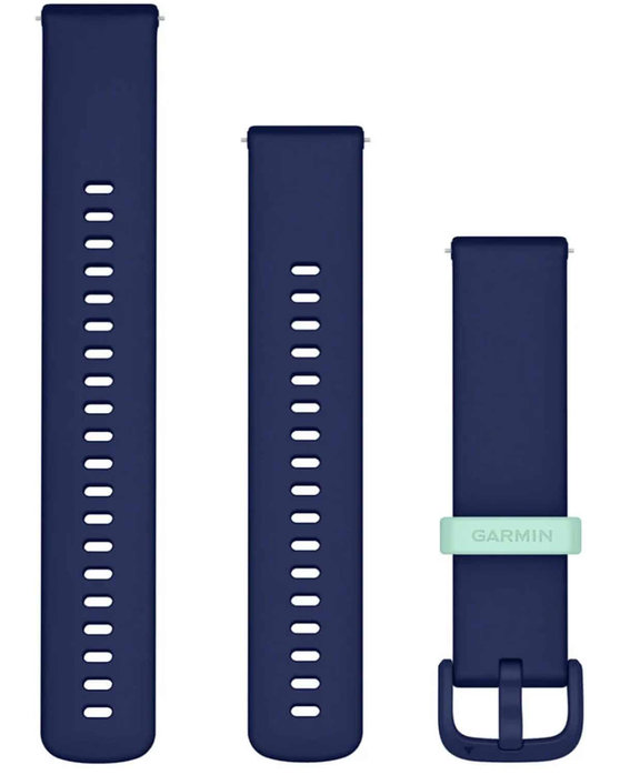GARMIN Quick Release 20 Navy Band with Teal Loop