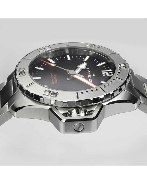 HAMILTON Khaki Navy Frogman Automatic Silver Stainless Steel Bracelet