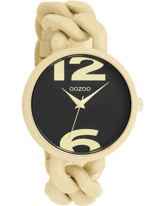 OOZOO Timepieces Yellow Plastic Strap