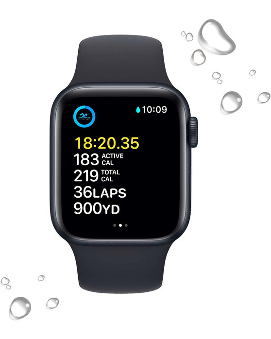Apple Watch SE GPS 40mm with Midnight Sport Band - S/M