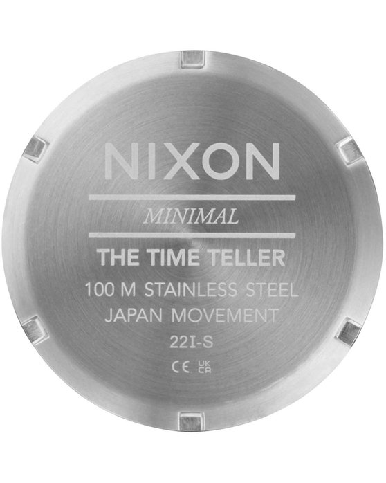 NIXON Time Teller Silver Stainless Steel Bracelet