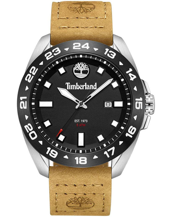 TIMBERLAND Carrigan Brown Leather Strap