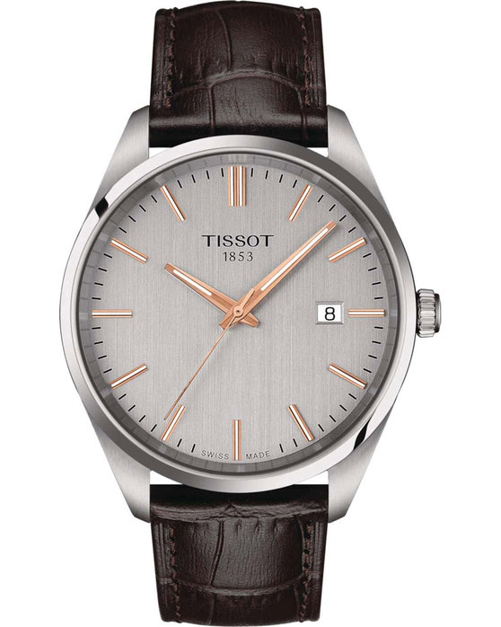 TISSOT T-Classic PR 100 Brown Leather Strap