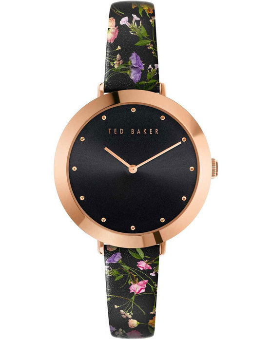 TED BAKER Amy Floral Multicolor Leather Strap