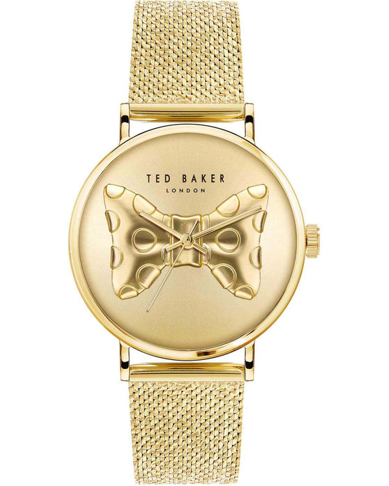 TED BAKER Phylipa Bow Gold Stainless Steel Bracelet