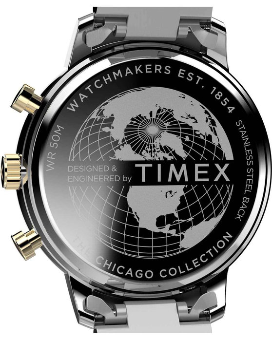 TIMEX Trend Chicago Two Tone Stainless Steel Bracelet