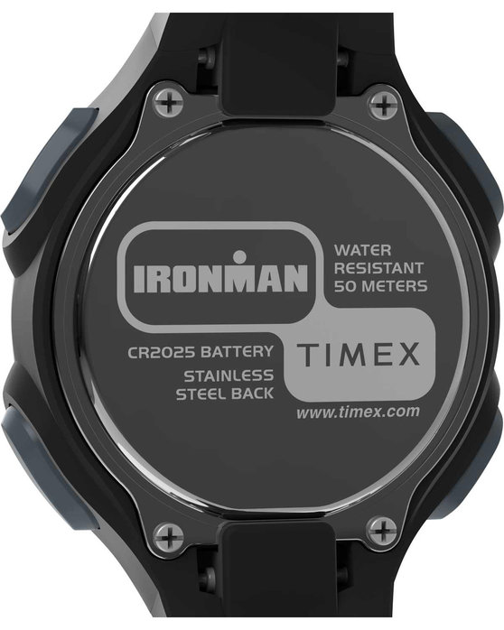 TIMEX Ironman 30 Chronograph Black Polyurethane Strap