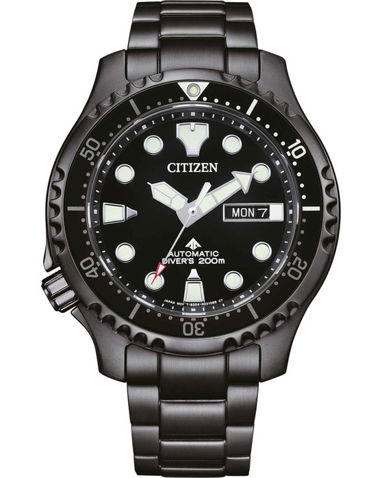 CITIZEN Promaster Divers Automatic Black Stainless Steel Bracelet