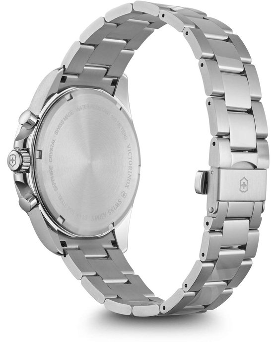 VICTORINOX FieldForce Chronograph Silver Stainless Steel Bracelet