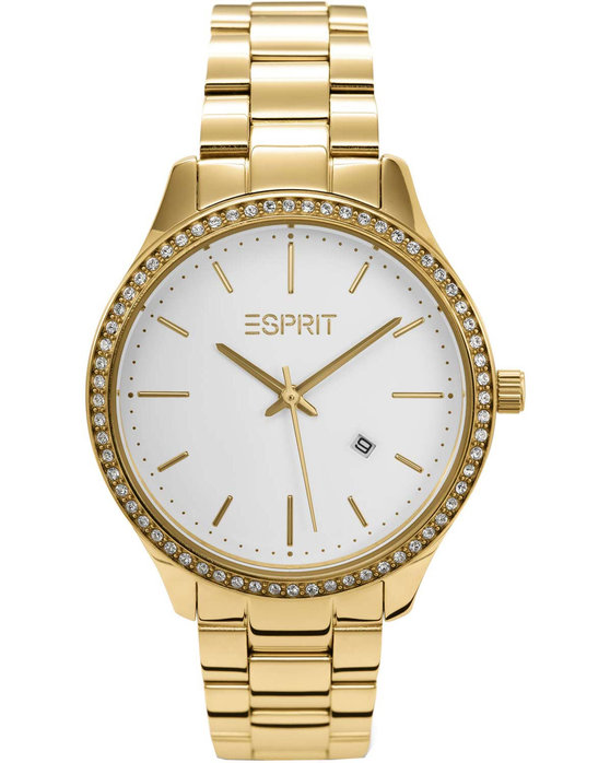 ESPRIT Glory Crystals Gold Stainless Steel Bracelet