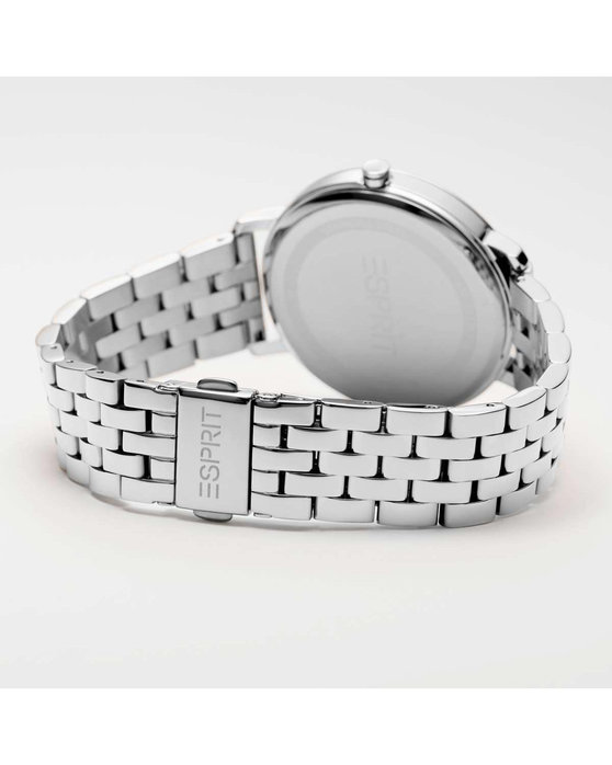 ESPRIT Fortune Crystals Silver Stainless Steel Bracelet