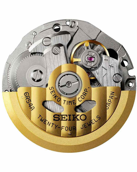 SEIKO Prospex Dark Depths Automatic Dual Time GMT Silver Stainless Steel Bracelet